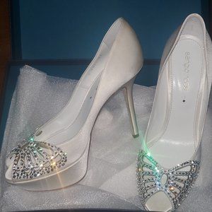 Sergio Rossi white heel